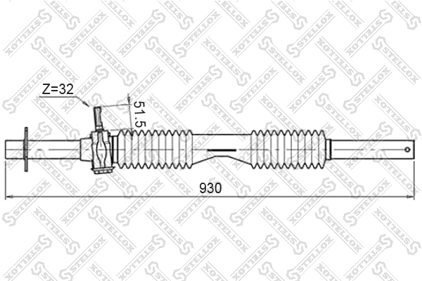Steering Gear (00-35008-SX)