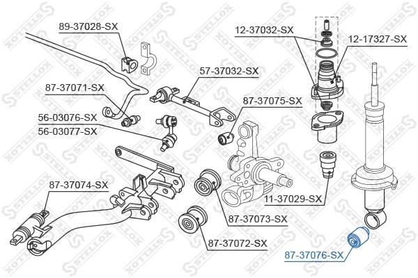 Mounting, control/trailing arm