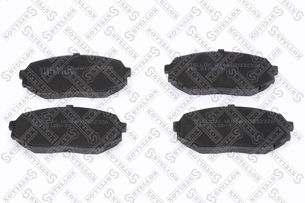 Brake Pad Set, disc brake (349 012B-SX)