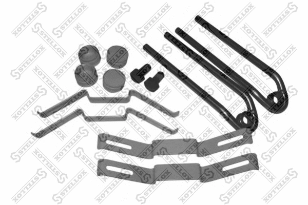 Brake Pad Set, disc brake (85-01448-SX)