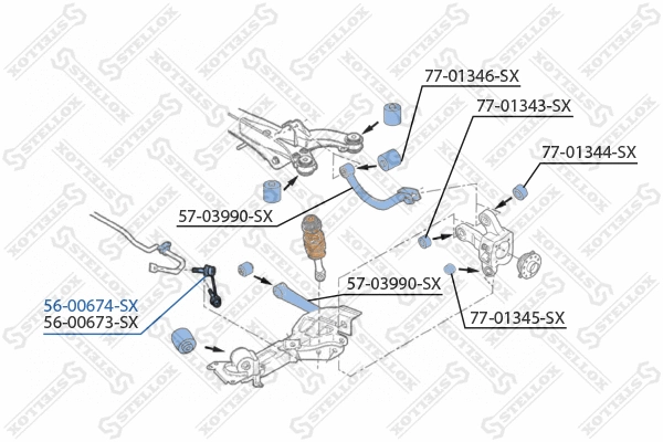 Link/Coupling Rod, stabiliser bar