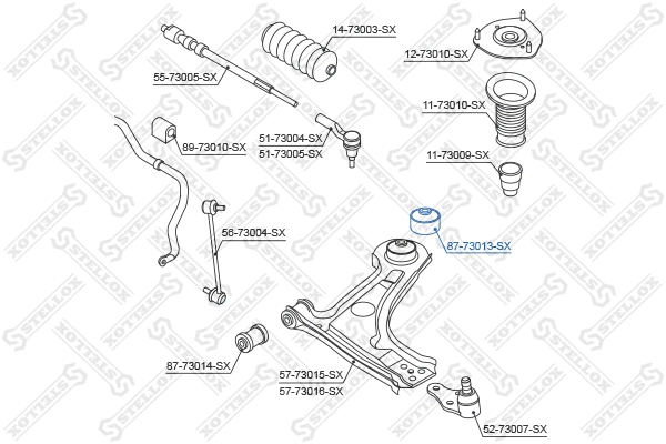 Mounting, control/trailing arm