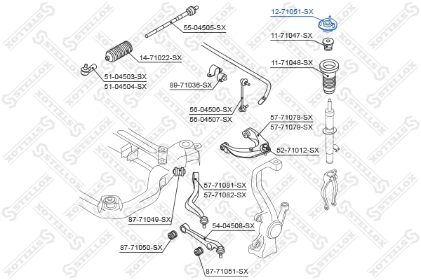 Suspension Strut Support Mount