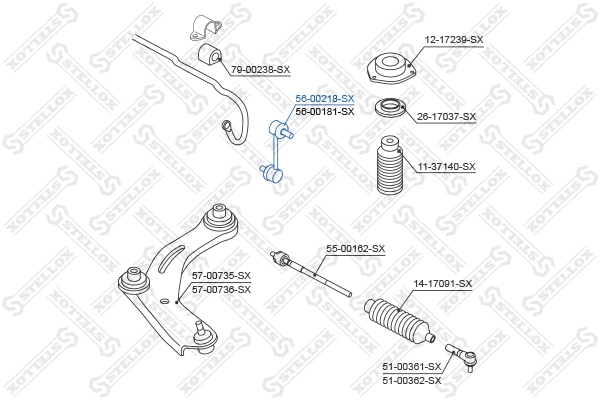 Link/Coupling Rod, stabiliser bar