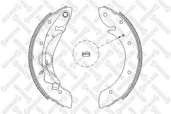 Brake Shoe Set (430 100-SX)
