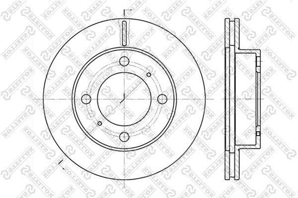 Brake Disc (6020-4543V-SX)