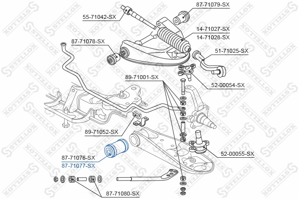 Mounting, control/trailing arm
