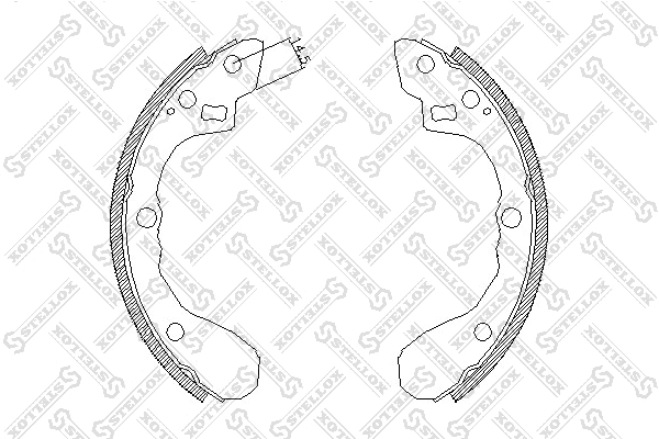 Brake Shoe Set (071 101-SX)