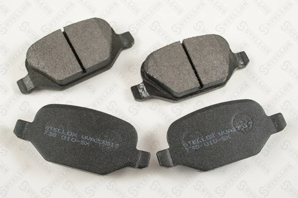 Brake Pad Set, disc brake (738 010-SX)