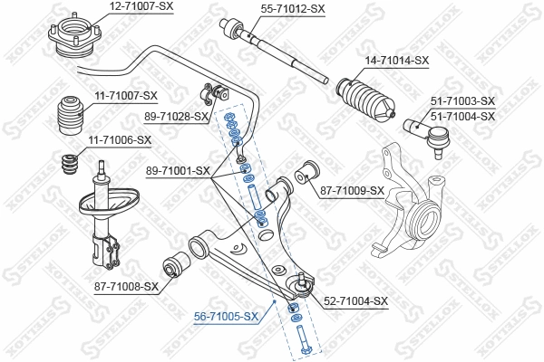 Link/Coupling Rod, stabiliser bar