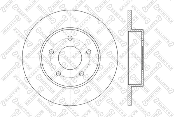 Brake Disc (6020-2257-SX)
