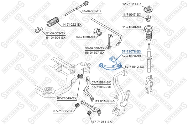 Control/Trailing Arm, wheel suspension