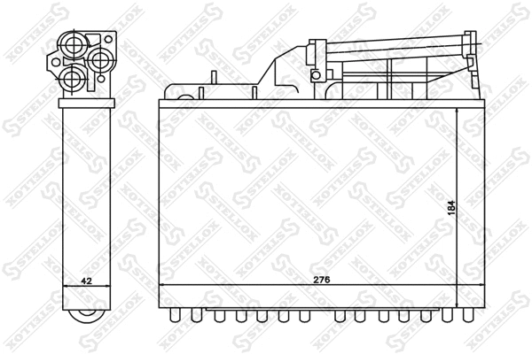 Heat Exchanger, interior heating (10-35041-SX)