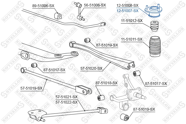 Suspension Strut Support Mount