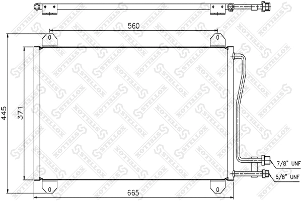 Condenser, air conditioning (10-45059-SX)