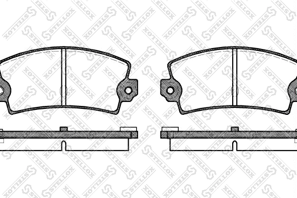Brake Pad Set, disc brake (032 036-SX)