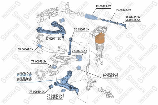 Control/Trailing Arm, wheel suspension