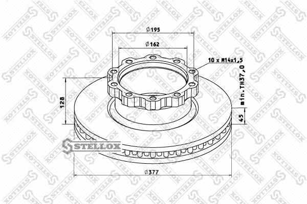 Brake Disc (85-00712-SX)