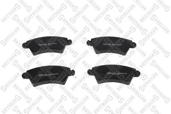 Brake Pad Set, disc brake (737 010-SX)