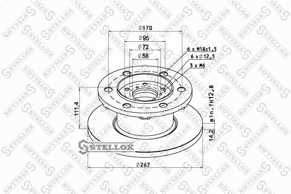 Brake Disc (85-00735-SX)
