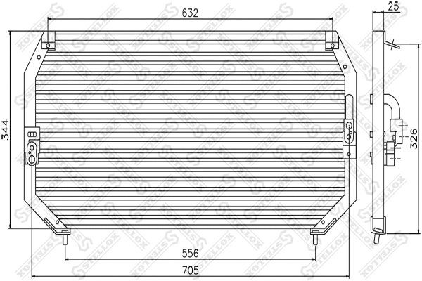 Condenser, air conditioning (10-45014-SX)