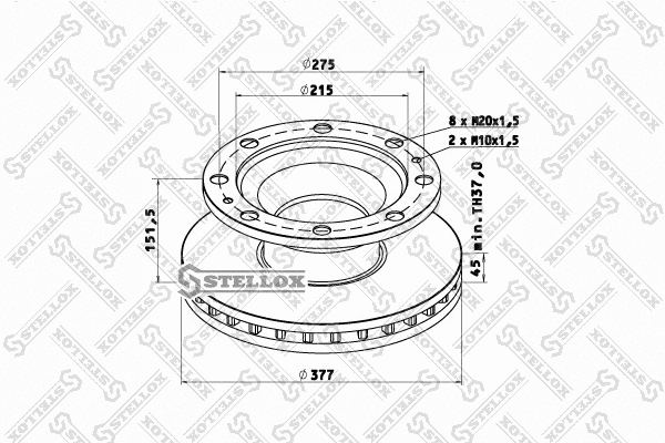 Brake Disc (85-00785-SX)