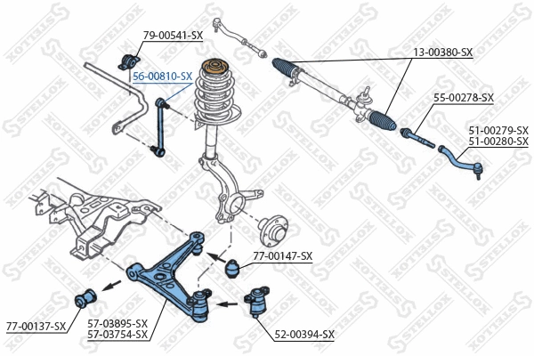 Link/Coupling Rod, stabiliser bar