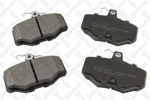 Brake Pad Set, disc brake (354 000B-SX)