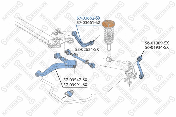 Control/Trailing Arm, wheel suspension