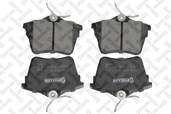 Brake Pad Set, disc brake (1114 000B-SX)