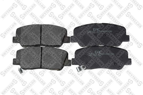 Brake Pad Set, disc brake (689 037-SX)