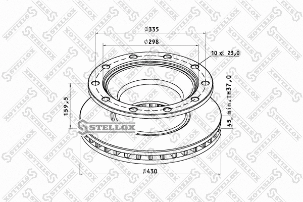 Brake Disc (85-00810-SX)