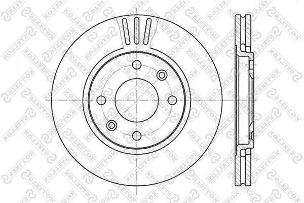 Brake Disc (6020-3719V-SX)