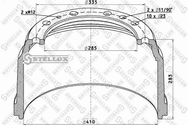 Brake Drum (85-00111-SX)