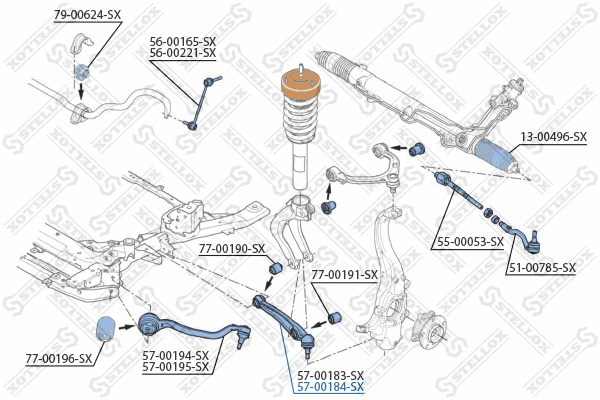 Control/Trailing Arm, wheel suspension