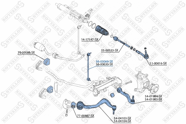 Link/Coupling Rod, stabiliser bar
