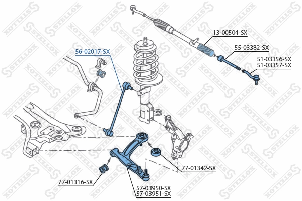 Link/Coupling Rod, stabiliser bar