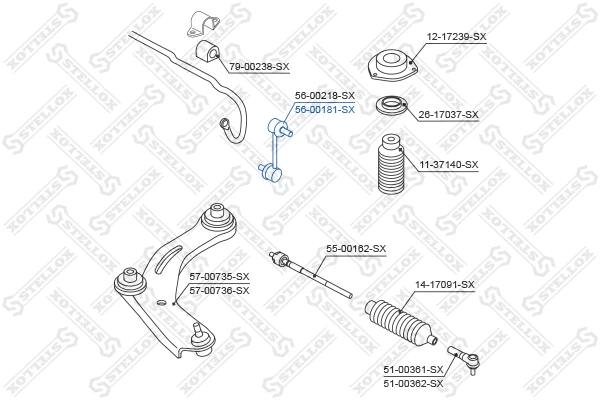 Link/Coupling Rod, stabiliser bar