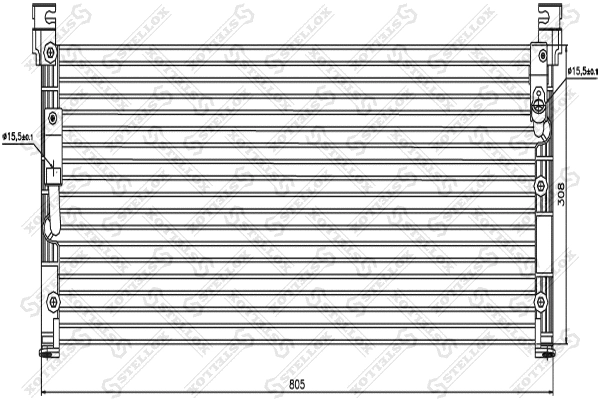 Condenser, air conditioning (10-45350-SX)