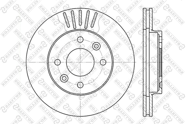 Brake Disc (6020-3909V-SX)