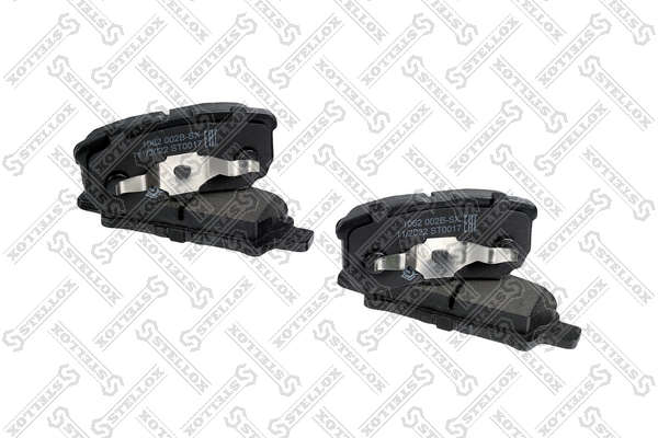 Brake Pad Set, disc brake (1062 002B-SX)