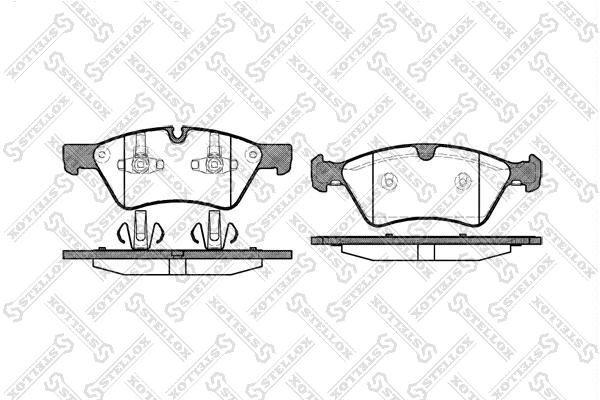 Brake Pad Set, disc brake (1190 000-SX)