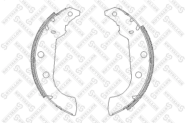 Brake Shoe Set (146 101-SX)