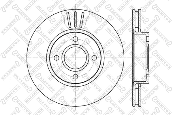 Brake Disc (6020-2542V-SX)