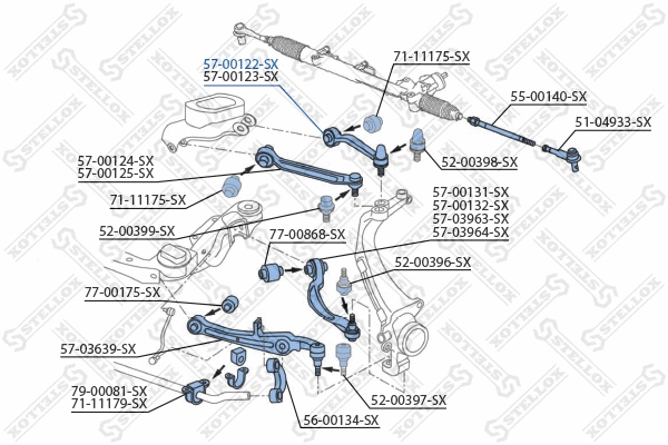 Control/Trailing Arm, wheel suspension