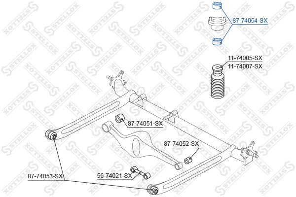 Repair Kit, suspension strut support mount