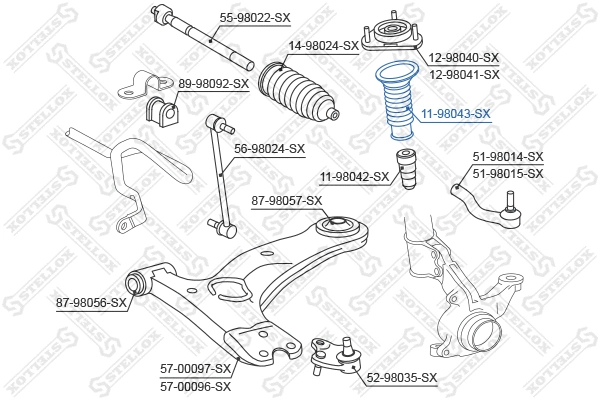 Protective Cap/Bellow, shock absorber