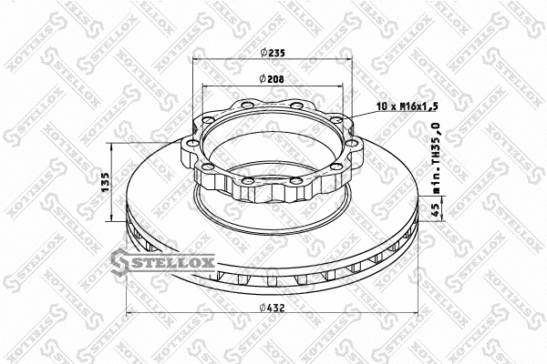 Brake Disc (85-00713-SX)