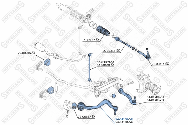 Control/Trailing Arm, wheel suspension