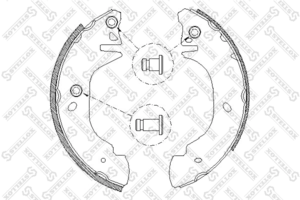 Brake Shoe Set (316 100-SX)